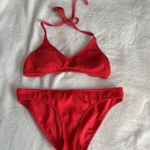 Aerie Vibrant Red Swimwear